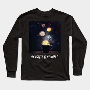 Coffee is my world ☺️ Long Sleeve T-Shirt